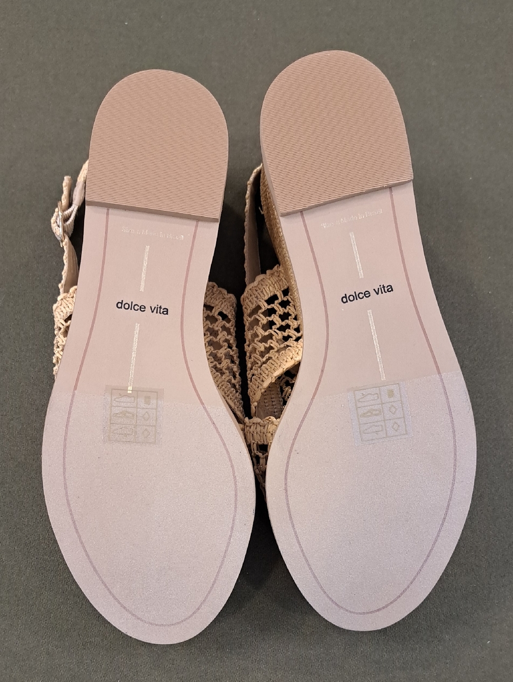 Dolce Vita Dexler Wedges LT Natural Woven Raffia - Color: Tan - Size: 8 - Picture 8 of 10